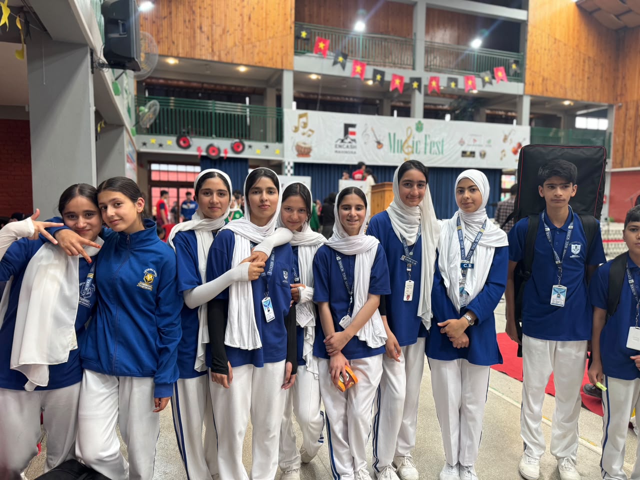 Students at Linton Hall School